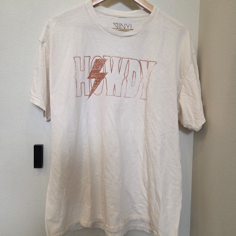 Cream Graphic T-Shirt for Men